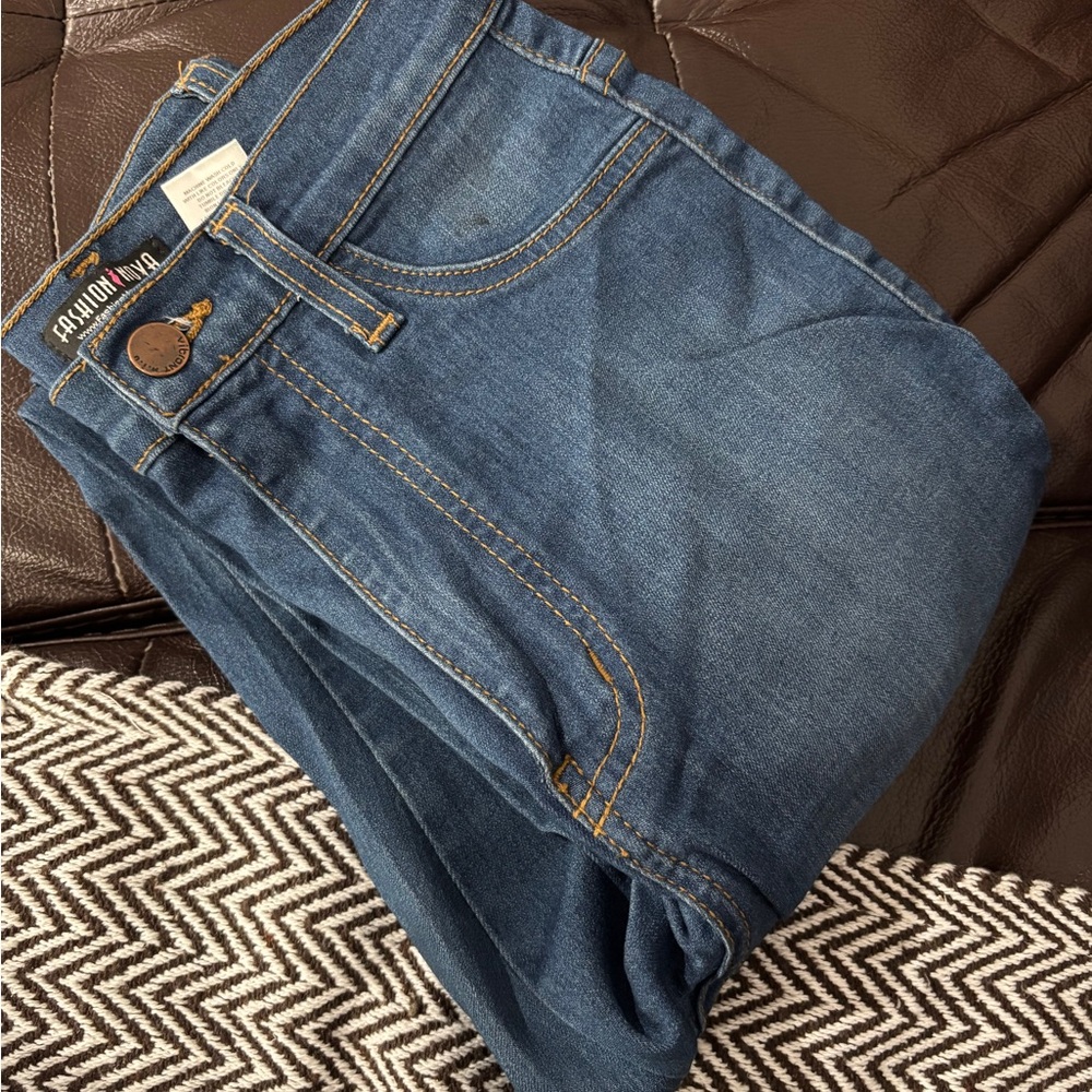 Fashion Nova Dark Blue Denim